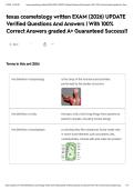 texas cosmetology written EXAM &lpar;2026&rpar; UPDATE Verified Questions And Answers &lowbar; With 100- Correct Answers graded A&plus; Guaranteed Success&excl;&excl; 