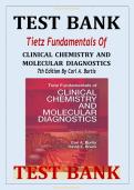  Tietz Fundamentals of Clinical Chemistry & Molecular Diagnostics 7th Edition Test Bank &ndash; Complete PDF with Answers