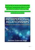 Nursing Communication Skills Test Bank & Study Guide &vert; 9th Edition by Kathleen Underman Boggs