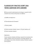 FLUOROSCOPY PRACTICE SCRIPT 2026 TESTED QUESTIONS WITH ANSWERS