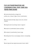 FLVS 2&period;08 TRANSFORMATIONS AND CONGRUENCE FINAL STUDY GUIDE 2026 TESTED ITEMS SOLVED