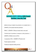 CRCP-I Billing Exam &ndash; 20&plus; Key Terms with Answers &vert; RVUs&comma; Medicare&comma; RUGs&comma; CAH&comma; Cost Index &vert; AAHAM Certified Revenue Cycle Professional 2026
