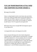 FLVS 2&period;08 TRANSFORMATIONS ACTUAL PAPER 2026 QUESTIONS SOLUTIONS GRADED A&plus;