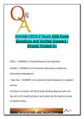 AAHAM CERTIFIED REVENUE CYCLE  EXAM COMPLETE PACKAGE DEAL