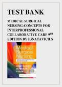 Test Bank For Medical‑Surgical Nursing&colon; Concepts for Interprofessional Collaborative Care 9th Edition by Donna D&period; Ignatavicius&comma; M&period; Linda Workman & Cherie R&period; Rebar ISBN 9780323444194 Chapters&lpar;1 to 74&rpar;