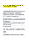 MTTC 103 PRACTICE TEST QUESTIONS AND CORRECT ANSWERS
