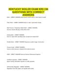 KENTUCKY BOILER EXAM KRS 236 QUESTIONS WITH CORRECT ANSWERS&period;