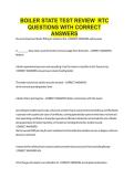 BOILER STATE TEST REVIEW RTC QUESTIONS WITH CORRECT ANSWERS