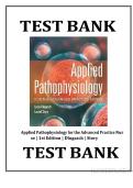 Test Bank for Applied Pathophysiology for the Advanced Practice Nurse 1st Edition &lpar;Lucie Dlugasch&rpar; Chapters 1&ndash;14 &vert; ISBN 9781284150452 &vert; Verified