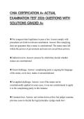 CHIA CERTIFICATION A&plus; ACTUAL EXAMINATION TEST 2026 QUESTIONS WITH SOLUTIONS GRADED A&plus;