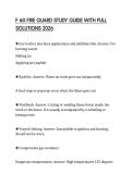 F 60 FIRE GUARD STUDY GUIDE WITH FULL SOLUTIONS 2026