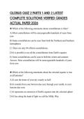 GLOBUS QUIZ 2 PARTS 1 AND 2 LATEST COMPLETE SOLUTIONS VERIFIED GRADES ACTUAL PAPER 2026