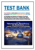 ATI RN Maternal&ndash;Newborn & Pediatric Proctored Exam Test Bank &vert; Forms A&comma; B&comma; C &plus; Retake Sets &vert; Most-Tested Questions with Verified Answers & Rationales