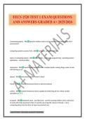 EECS 1520 TEST 1 EXAM QUESTIONS AND ANSWERS GRADED A&plus; 2025&sol;2026