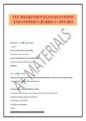 EEG BOARD PREP EXAM QUESTIONS AND ANSWERS GRADED A&plus; 2025&sol;2026