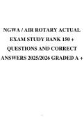 NGWA Air Rotary Drilling Exam Study Guide 2025&sol;2026 &ndash; 150&plus; Q&A&comma; Tips&comma; and Best Practices