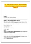 ACLS EXAM &lpar;VERSION A&rpar; &vert;LATEST 2024&vert;A&plus;GRADED &vert; GOLD RATED &vert;50 QUESTIONS & ANSWERS&vert;VERIFIED ANSWERS