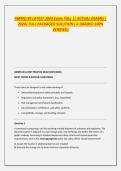 AMMO 49 LATEST 2024 Exam FULL &vert;&vert; ACTUAL EXAMS&vert;&vert; 2024&vert; FULL PACKAGED SOLUTION &lpar; A GRADED 100&percnt; VERIFIED&rpar;