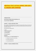 H&R Block TEST&vert; ACTUAL EXAMS&vert; 2026-2027 &lpar; A&plus; GRADED 100&percnt; VERIFIED