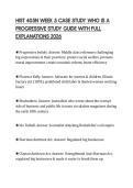 HIST 405N WEEK 5 CASE STUDY WHO IS A PROGRESSIVE STUDY GUIDE WITH FULL EXPLANATIONS 2026
