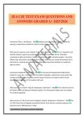 JEA CJE TEST EXAM QUESTIONS AND ANSWERS GRADED A&plus; 2025&sol;2026