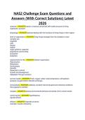 NAS2 Challenge Exam Questions and Answers &lpar;With Correct Solutions&rpar; Latest 2026&period;