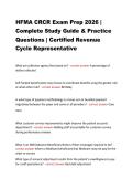HFMA CRCR Exam Prep 2026 &vert; Complete Study Guide & Practice Questions &vert; Certified Revenue Cycle Representative 