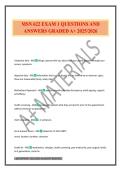 MSN 622 EXAM 1 QUESTIONS AND ANSWERS GRADED A&plus; 2025&sol;2026
