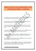 MISC 211 FINAL EXAM QUESTIONS AND ANSWERS GRADED A&plus; 2025&sol;2026