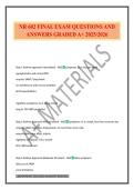 NR 602 FINAL EXAM QUESTIONS AND ANSWERS GRADED A&plus; 2025&sol;2026