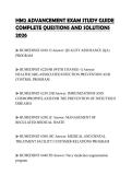HM2 ADVANCEMENT EXAM STUDY GUIDE COMPLETE QUESTIONS AND SOLUTIONS 2026