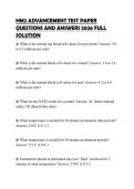 HM2 ADVANCEMENT TEST PAPER QUESTIONS AND ANSWERS 2026 FULL SOLUTION