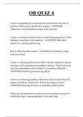 OB QUIZ 4 QUESTIONS AND ANSWERS 2026
