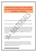 PERMANENT MAKEUP VA PMU DPOR ALL EXAM QUESTIONS AND ANSWERS GRADED A&plus; 2025&sol;2026