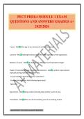 PECT PREK4 MODULE 1 EXAM QUESTIONS AND ANSWERS GRADED A&plus; 2025&sol;2026