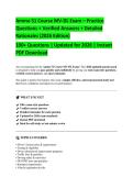 Ammo 51 Course MV-DL Exam &ndash; Practice  Questions &plus; Verified Answers &plus; Detailed  Rationales &lpar;2026 Edition&rpar;  100&plus; Questions &vert; Updated for 2026 &vert; Instant  PDF Download 