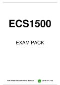 ECS1500 EXAM PACK 2026