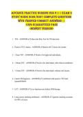 Advance Practice Nursing NUR 6111 Exam 2  STUDY GUIDE 2026&sol;2027 COMPLETE QUESTIONS  WITH VERIFIED CORRECT ANSWERS &vert;&vert;  100&percnt; GUARANTEED PASS  <NEWEST VERSION> 