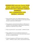 NAEMSE EMS Instructor Course EXAM  STUDY GUIDE 2026&sol;2027 COMPLETE  QUESTIONS WITH VERIFIED CORRECT  ANSWERS &vert;&vert;  100&percnt; GUARANTEED PASS  <NEWEST VERSION> 
