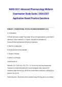 NURS 6521 Advanced Pharmacology Midterm Examination Study Guide &vert; 2026&sol;2027 Application-Based Practice Questions