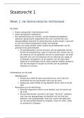 Staatsrecht 1 - samenvatting