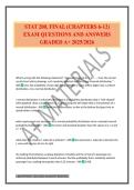 STAT 200&comma; FINAL &lpar;CHAPTERS 6-12&rpar; EXAM QUESTIONS AND ANSWERS GRADED A&plus; 2025&sol;2026
