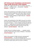 CFI hiring exam Questions and Answers &lpar;Top Grade Assured&rpar; 2026 Update&period;