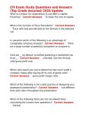 CFI Exam Study Questions and Answers &lpar;Top Grade Assured&rpar; 2026 Update