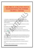 TEPC 5800&colon; EC-12 PRACTICE TEST &num;2 EXAM QUESTIONS AND ANSWERS GRADED A&plus; 2025&sol;2026