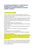 ATI OB DETAILED ANSWER KEY 141 QUESTIONS AND  ANSWERS 2026&sol;2027&period; OBSTETRIC NURSING  FUNDAMENTALS VERIFIED QUESTIONS & ACCURATE  ANSWERS &vert;&vert; GRADED A&plus; 