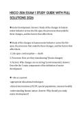 HSCO 506 EXAM 1 STUDY GUIDE WITH FULL SOLUTIONS 2026