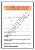 WGU D774 EXAM QUESTIONS AND ANSWERS GRADED A&plus; 2025&sol;2026