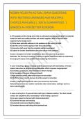 NCSBN NCLEX RN ACTUAL EXAM QUESTIONS WITH RECTIFIED ANSWERS AND MULTIPLE CHOICES AVAILABLE &vert; 100 &percnt; GUARANTEED  &vert; GRADED A&plus; FOR BETTER REVISION 