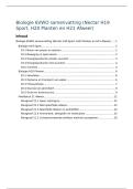 Biologie 6VWO samenvatting &lpar;Nectar H19 Sport&comma; H20 Planten en H21 Afweer&rpar;